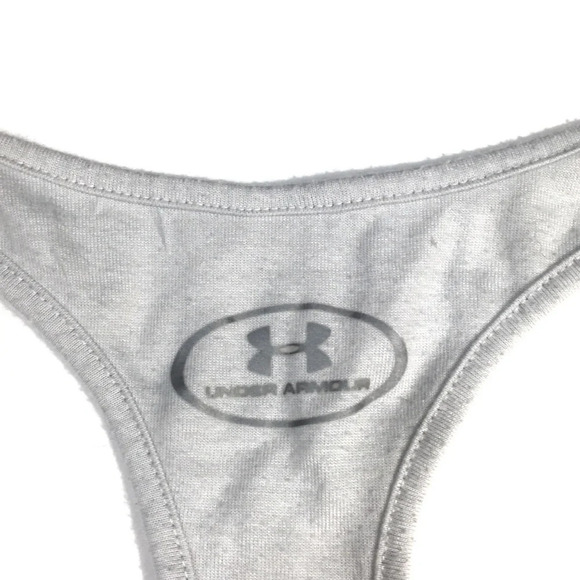 WS482 Under Armour Spell out Racerback Tank Top M - Picture 2 of 3